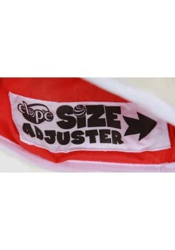 Curly Q Plush Santa Costume Hat -Holiday Clothing Promotion Store curly q santa plush hat alt 2