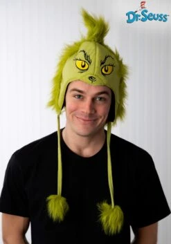 Grinch Deluxe Hoodie Hat