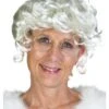 Women's Deluxe Mrs. Claus Wig