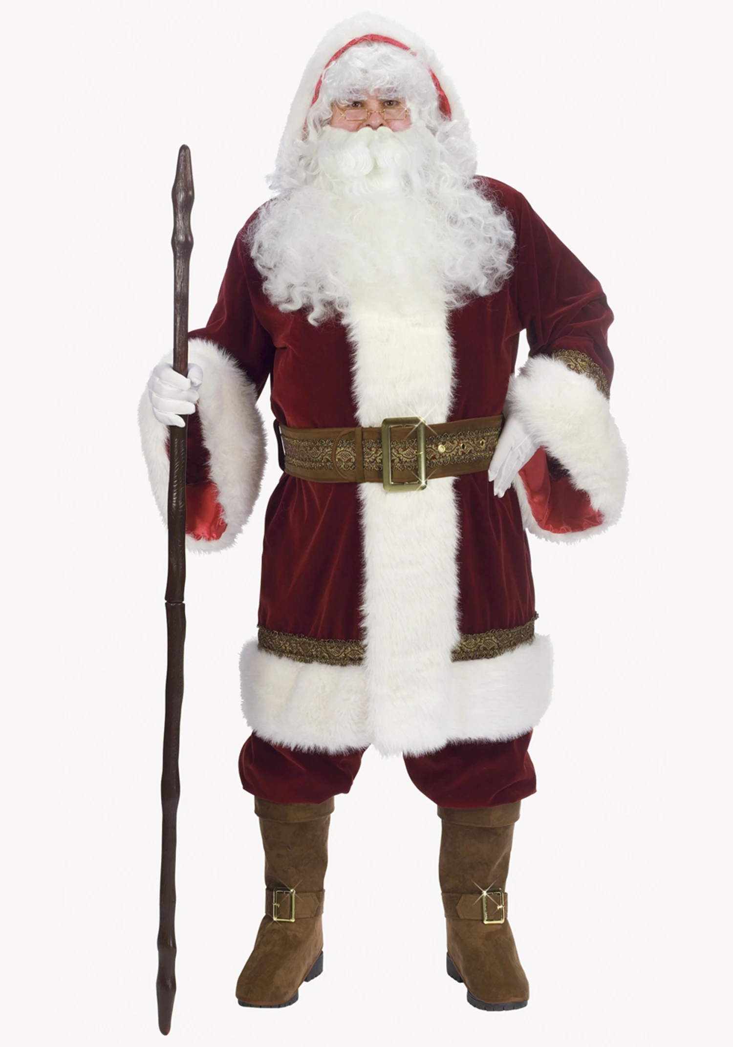 Fun World Deluxe Old Time Santa Costume 3 Fun World Deluxe Old Time Santa Costume