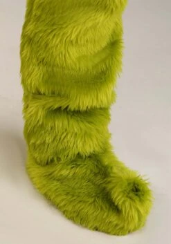 Dr. Seuss Grinch Open Face Costume For Adults -Holiday Clothing Promotion Store dr seuss adult open face grinch costume alt 7