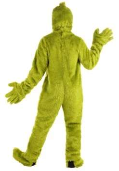 Dr. Seuss Grinch Open Face Costume For Adults -Holiday Clothing Promotion Store dr seuss adult open face grinch costume alt 8