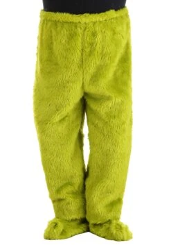 Adult Dr. Seuss Grinch Plus Size Fur Pants -Holiday Clothing Promotion Store dr seuss grinch adult plus size fur pants alt 2