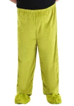 Dr. Seuss The Grinch Plus Size Velboa Pants 7 Dr. Seuss The Grinch Plus Size Velboa Pants -Holiday Clothing Promotion Store dr seuss grinch adult plus size velboa pants alt 2