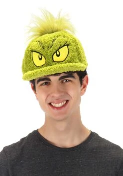 Dr. Seuss Grinch Fuzzy Cap -Holiday Clothing Promotion Store dr seuss grinch fuzzy cap alt 3