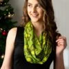 Dr. Seuss The Grinch Jersey Scarf For Women