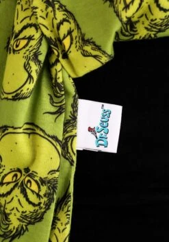 Dr. Seuss The Grinch Jersey Scarf For Women -Holiday Clothing Promotion Store dr seuss the grinch jersey scarf alt 2