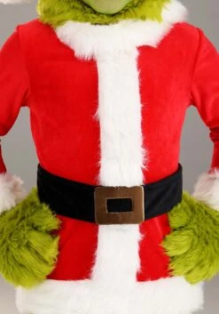 Dr. Seuss Grinch Santa Open Face Costume For Toddlers -Holiday Clothing Promotion Store dr seuss toddler grinch santa open face costume alt 3