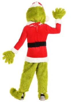 Dr. Seuss Grinch Santa Open Face Costume For Toddlers -Holiday Clothing Promotion Store dr seuss toddler grinch santa open face costume alt 5