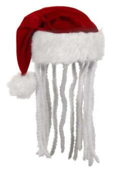 Dread Santa Plush Hat -Holiday Clothing Promotion Store dread santa plush hat alt 4