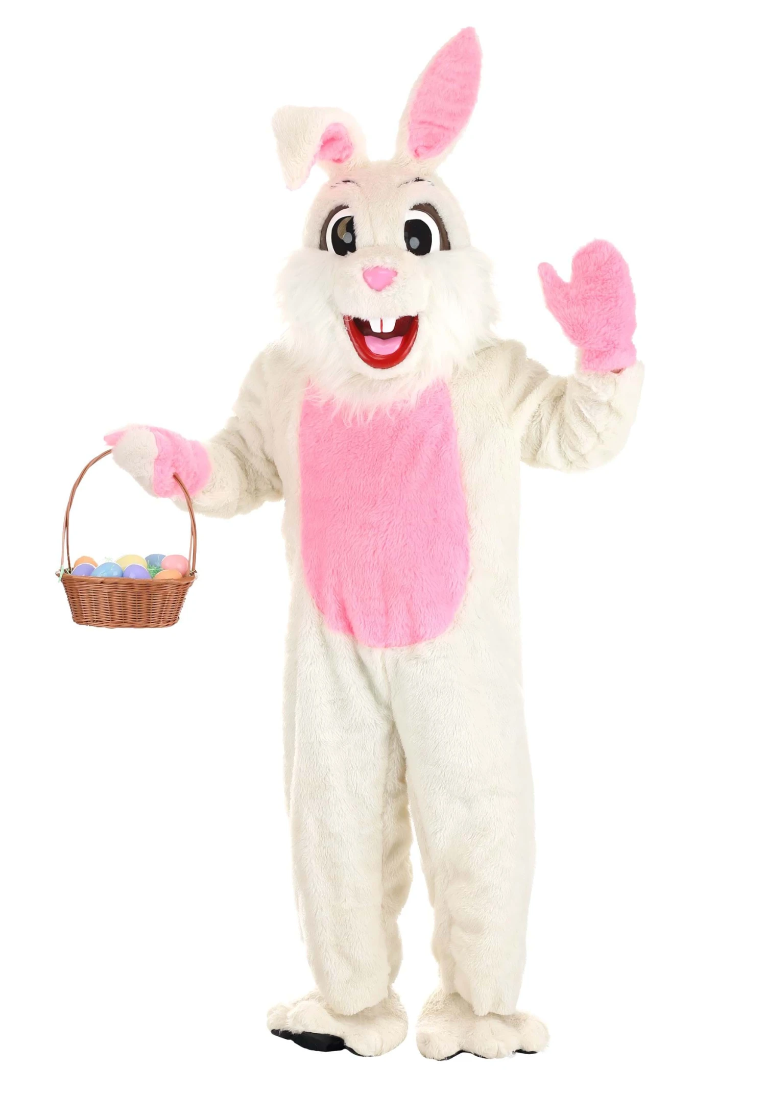 Adult Easter Bunny Mascot Costume 2 Adult Easter Bunny Mascot Costume