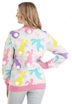 Easter Bunny Adult Ugly Sweater -Holiday Clothing Promotion Store easter bunny ugly sweater alt 4