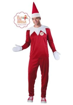 Fun World Men's Elf On The Shelf Costume
