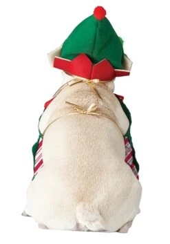Pet Elf Costume For Dogs -Holiday Clothing Promotion Store elf pet costume alt 3