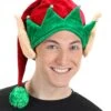 Soft Elf Hat With Ears For Adults 1 Soft Elf Hat With Ears For Adults -Holiday Clothing Promotion Store elf plush hat with ears