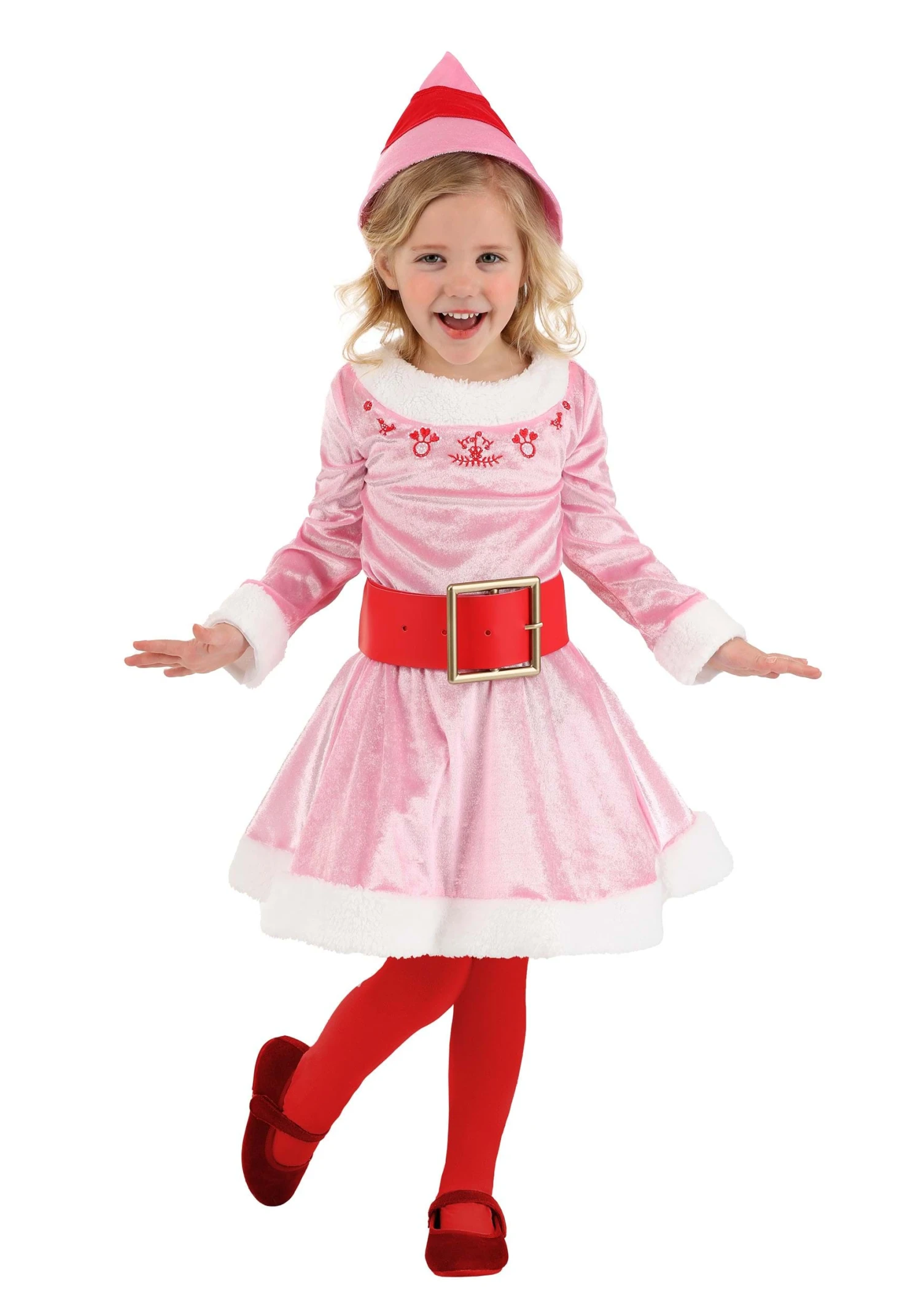 Girl's Elf Jovie Costume For Toddler 3 Girl's Elf Jovie Costume For Toddler
