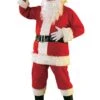 Flannel Santa Suit Costume -Holiday Clothing Promotion Store flannel santa suit