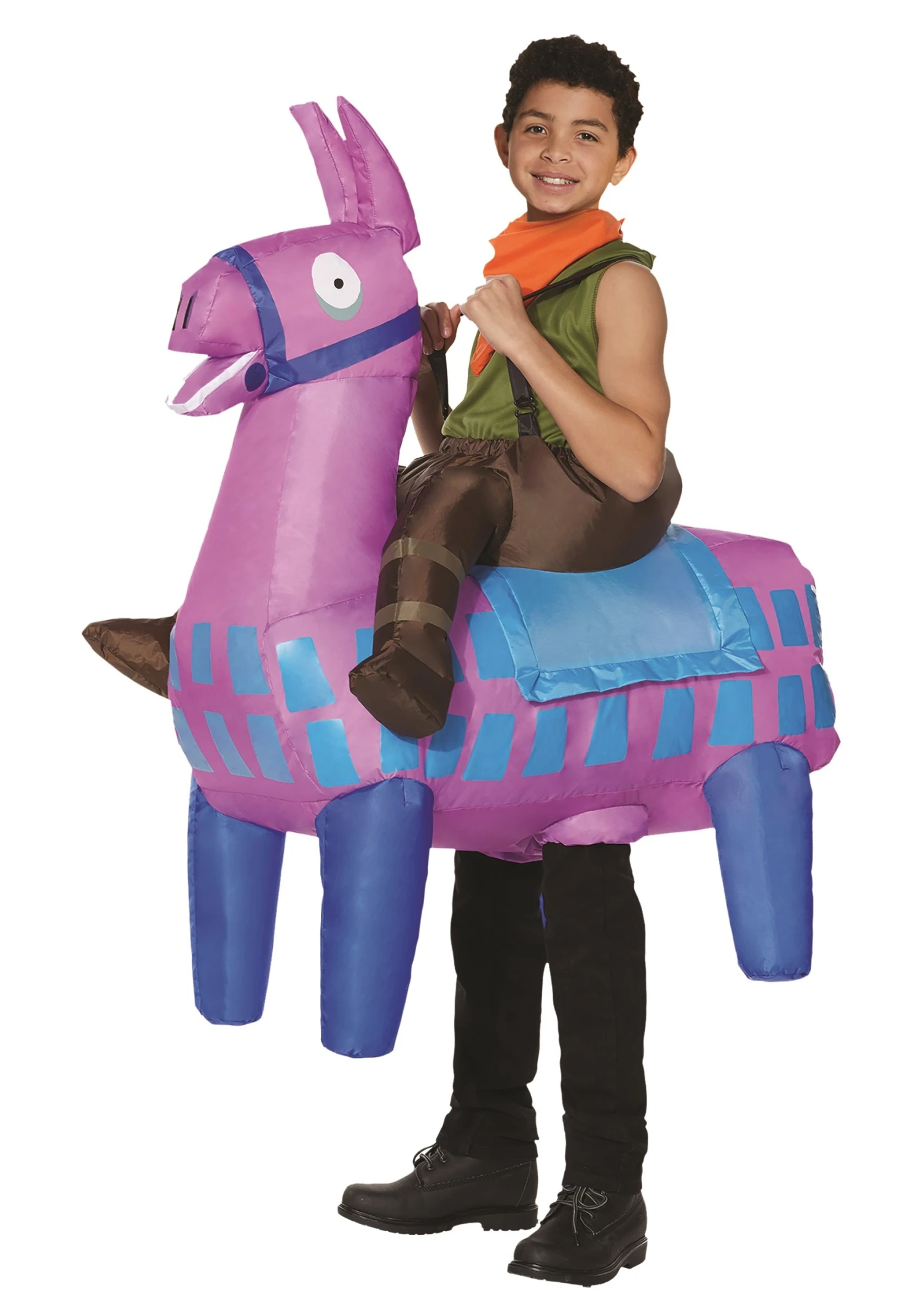 Fortnite Giddy Up Ride On Loot Llama Costume For Kids 3 Fortnite Giddy Up Ride On Loot Llama Costume For Kids