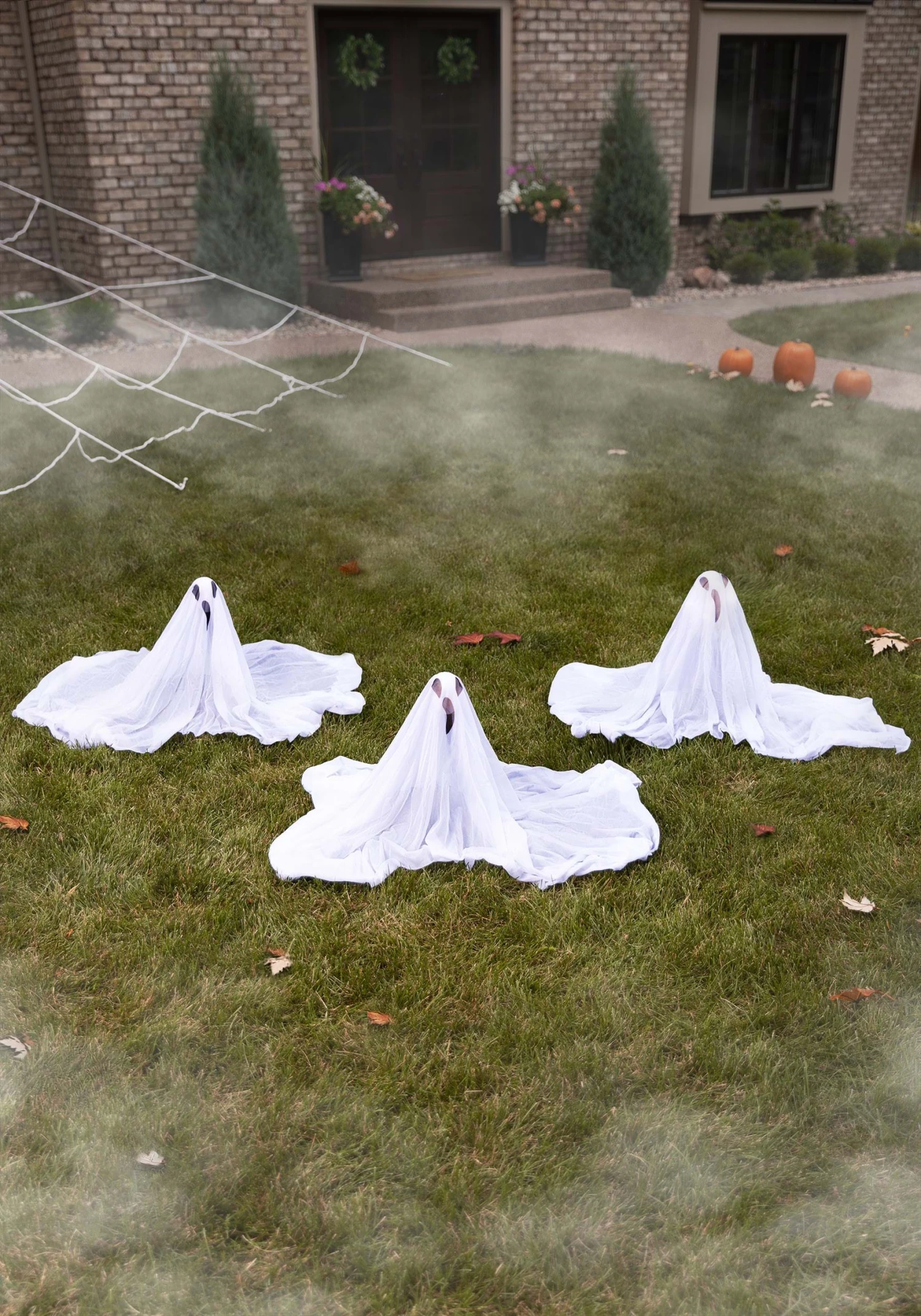 Set Of 3 Ghostly Halloween Decoration 3 Set Of 3 Ghostly Halloween Decoration