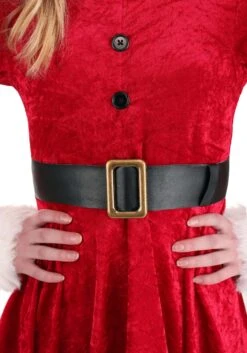 Girl Mrs. Claus Costume -Holiday Clothing Promotion Store girl mrs claus costume alt 3