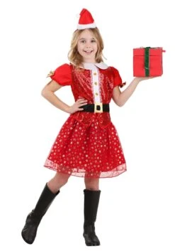 Christmas Santa Dress For Girls