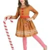 Gingerbread Costume Dress For Girls 2 Gingerbread Costume Dress For Girls -Holiday Clothing Promotion Store girls gingerbread costume dress