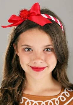 Gingerbread Costume Dress For Girls -Holiday Clothing Promotion Store girls gingerbread costume dress alt 2