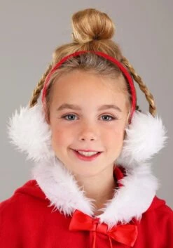 Girl's Dr. Seuss Storybook Cindy Lou Who Costume Dress 17 Girl's Dr. Seuss Storybook Cindy Lou Who Costume Dress -Holiday Clothing Promotion Store girls storybook christmas girl costume alt 5