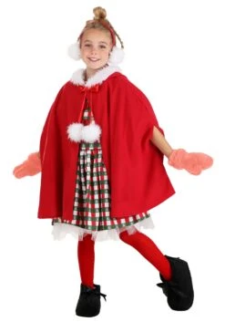 Girl's Dr. Seuss Storybook Cindy Lou Who Costume Dress 21 Girl's Dr. Seuss Storybook Cindy Lou Who Costume Dress -Holiday Clothing Promotion Store girls storybook christmas girl costume alt 9
