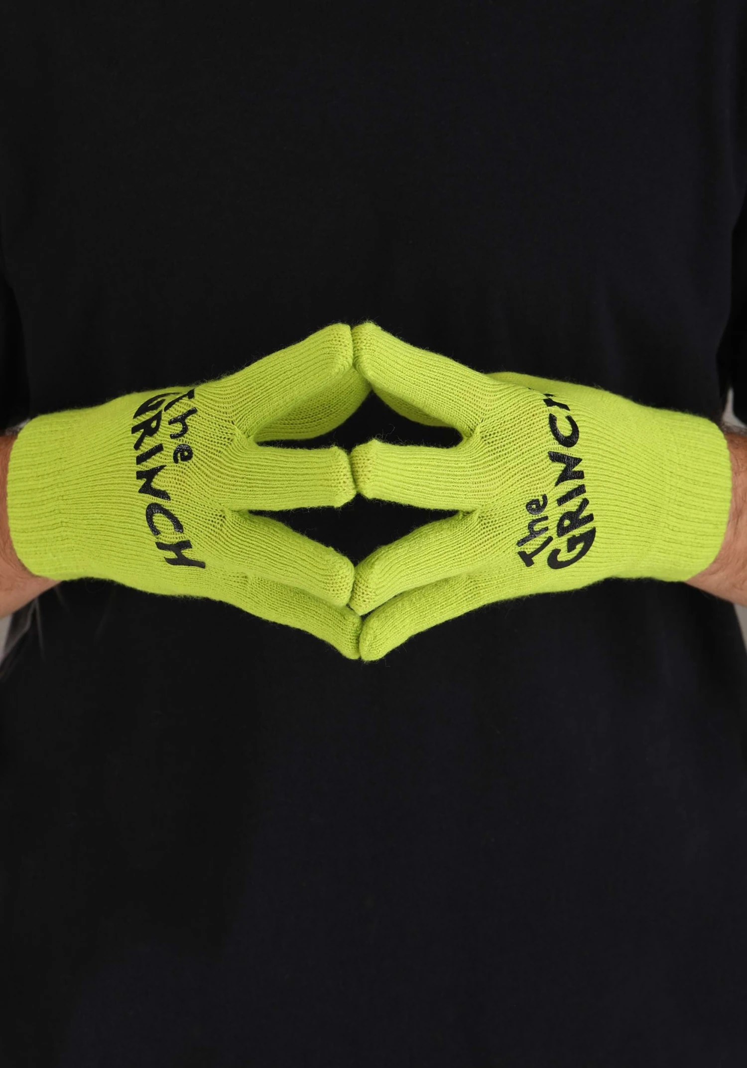 Grinch Hat & Gloves Set For Adults 5 Grinch Hat & Gloves Set For Adults - Image 3