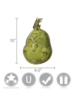 Deluxe Grinch Mask -Holiday Clothing Promotion Store grinch deluxe mask alt 3