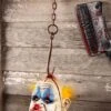 Decapitated Hanging Chunky Clown Head Prop -Holiday Clothing Promotion Store hanging decapitated chunky clown head