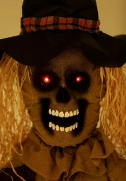 Hanging Scarecrow With Color Changing LED Lights Decoration -Holiday Clothing Promotion Store hanging scarecrow with color change led lights alt 2