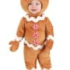 Gingerbread Cookie Costume For Infants -Holiday Clothing Promotion Store infant gingerbread baby costume