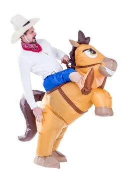 Inflatable Horse Ride-On Costume For Adults -Holiday Clothing Promotion Store inflatable adult horse ride on costume alt 2