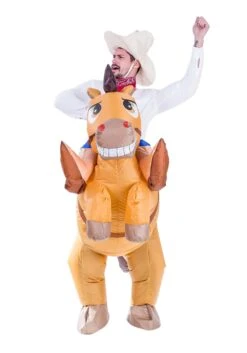 Inflatable Horse Ride-On Costume For Adults -Holiday Clothing Promotion Store inflatable adult horse ride on costume alt 3