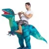 Inflatable Raptor Ride-On Costume For Adults 1 Inflatable Raptor Ride-On Costume For Adults -Holiday Clothing Promotion Store inflatable adult raptor ride on costume