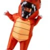 Inflatable Red Dinosaur Costume For Adults -Holiday Clothing Promotion Store inflatable adult red dino costume