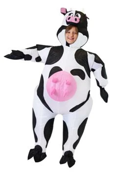 Inflatable Cow Costume For Kids -Holiday Clothing Promotion Store inflatable child cow costume alt 3