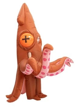 Inflatable Giant Squid Costume For Kids -Holiday Clothing Promotion Store inflatable child giant squid costume alt 1