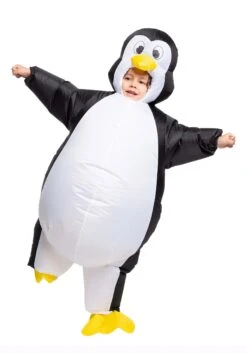 Inflatable Penguin Costume For Kids -Holiday Clothing Promotion Store inflatable child penguin costume alt 2