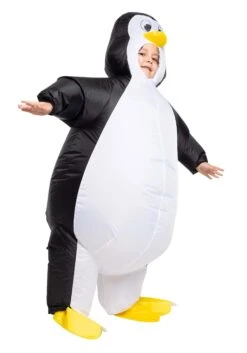Inflatable Penguin Costume For Kids -Holiday Clothing Promotion Store inflatable child penguin costume alt 3