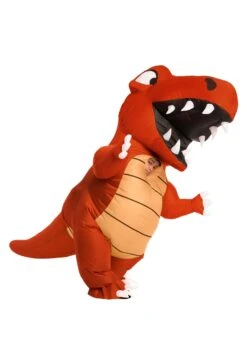 Inflatable Red Dino Costume For Kids -Holiday Clothing Promotion Store inflatable kids red dino costume alt 2 upd