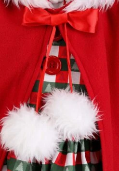 Girl's Dr. Seuss Deluxe Storybook Cindy Lou Who Toddler Costume Dress -Holiday Clothing Promotion Store kids deluxe storybook christmas girl costume alt 2