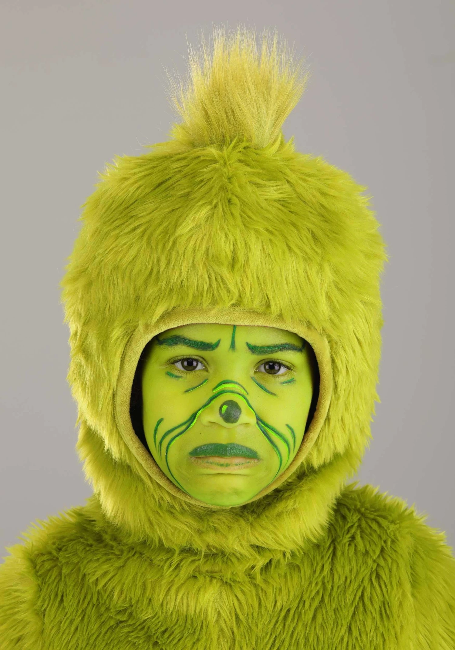 Dr. Seuss Grinch Kid's Open Face Costume 5 Dr. Seuss Grinch Kid's Open Face Costume - Image 3
