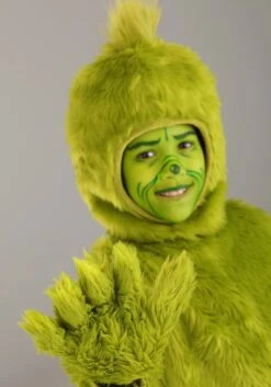 Dr. Seuss Grinch Kid's Open Face Costume 12 Dr. Seuss Grinch Kid's Open Face Costume -Holiday Clothing Promotion Store kids dr seuss grinch open face costume alt 3