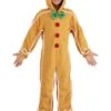 Kid's Gingerbread Man Onesie Costume