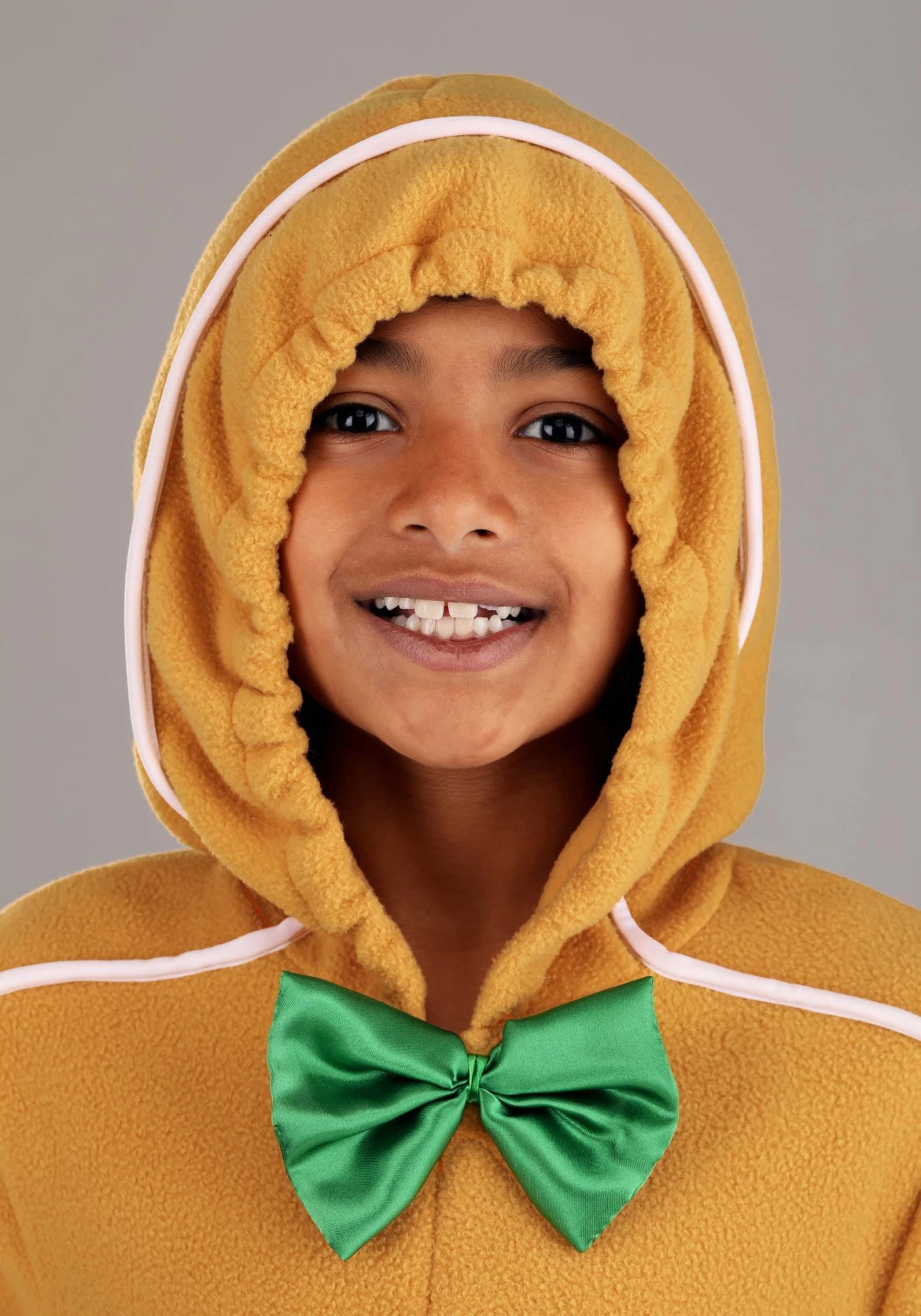 Kid's Gingerbread Man Onesie Costume 5 Kid's Gingerbread Man Onesie Costume - Image 3