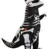 Inflatable Skeleton T-Rex Costume For Kids -Holiday Clothing Promotion Store kids inflatable skeleton t rex costume