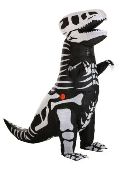 Inflatable Skeleton T-Rex Costume For Kids